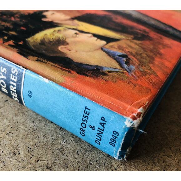Vintage 1970 Hardy Boys Kids HC Book Bombay Boomerang Pentagon Mercury Mystery - Picture 3 of 16